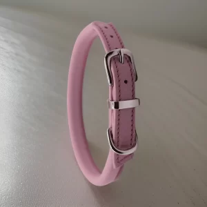 rolled-soft-leather-dog-collar-pink - Copy_1705059433309